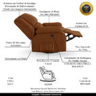 Poltrona Do Papai Reclinável Melim Glider Giratória Massagem