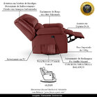 Poltrona Do Papai Reclinável Melim Glider Giratória Pu Fh1 -