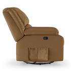 Poltrona Do Papai Reclinável Melim Glider Giratória Pu Fh1 -