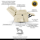 Poltrona Do Papai Reclinável Melim Glider Giratória Pu Fh1 -