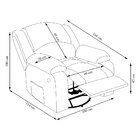 Poltrona Do Papai Reclinável Melim Glider Giratória Pu Fh1 -