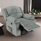 Poltrona Do Papai Reclinável Melim Glider Giratória Usb Pu Fh