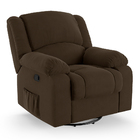 Poltrona Do Papai Reclinável Melim Glider Giratória Veludo Ma