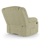 Poltrona Do Papai Reclinável Melim Power Elétrica Linho Bege