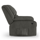 Poltrona Do Papai Reclinável Melim Power Elétrica Linho Fh1 -