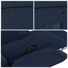 Poltrona Do Papai Reclinável Melim Power Elétrica Massagem Pu