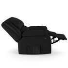 Poltrona Do Papai Reclinável Melim Power Elétrica Pu Preto F