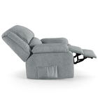 Poltrona Do Papai Reclinável Melim Power Touch Massagem Linho