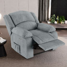 Poltrona Do Papai Reclinável Melim Power Touch Massagem Linho