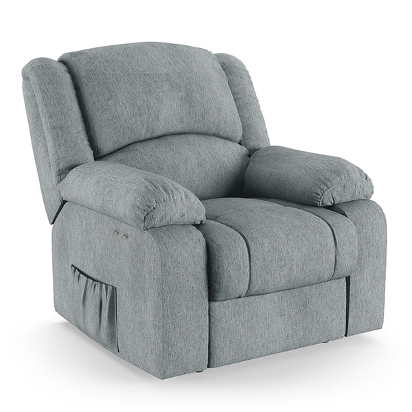 Poltrona Do Papai Reclinável Melim Power Touch Massagem Linho