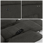 Poltrona Do Papai Reclinável Melim Power Touch Massagem Linho