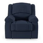 Poltrona Do Papai Reclinável Melim Power Touch Massagem Pu Az