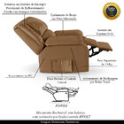 Poltrona Do Papai Reclinável Melim Power Touch Pu Fh1 - D'ros