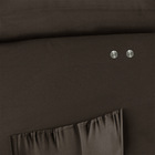 Poltrona Do Papai Reclinável Melim Power Touch Pu Marrom Fh1