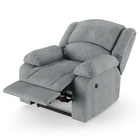 Poltrona Do Papai Reclinável Melim Power Touch Usb Linho Cinz