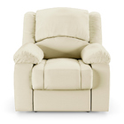 Poltrona Do Papai Reclinável Melim Power Touch Usb Pu Bege Fh