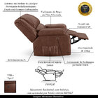 Poltrona Do Papai Reclinável Melim Power Touch Usb Pu Fh1 - D