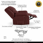 Poltrona Do Papai Reclinável Melim Power Touch Usb Veludo Vin