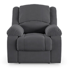 Poltrona Do Papai Reclinável Melim Power Touch Veludo Cinza F