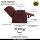 Poltrona Do Papai Reclinável Melim Power Touch Veludo Fh1 - D