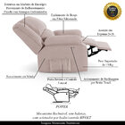 Poltrona Do Papai Reclinável Melim Power Touch Veludo Rosê Fh