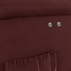 Poltrona Do Papai Reclinável Melim Power Touch Veludo Vinho F