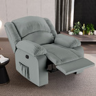 Poltrona Do Papai Reclinável Melim Zero Wall Pu Cinza Fh1 - D