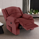 Poltrona Do Papai Reclinável Melim Zero Wall Pu Vermelho Fh1