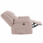Poltrona Do Papai Reclinável Melim Zero Wall Veludo Rosê Fh1