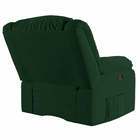 Poltrona Do Papai Reclinável Melim Zero Wall Veludo Verde Fh1
