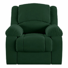 Poltrona Do Papai Reclinável Melim Zero Wall Veludo Verde Fh1