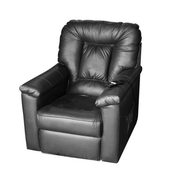 Poltrona Do Papai Reclinável Motorizada Porsche - Preto Corino