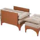 Poltrona Do Papai Reclinável Munique Linho/courissímo Bege