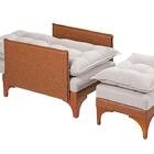 Poltrona Do Papai Reclinável Munique Linho/courissímo Palha