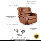 Poltrona Do Papai Reclinável Napoli Controle Power Elétrico P