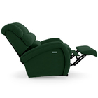 Poltrona Do Papai Reclinável Napoli Elétrica Botão Led Veludo