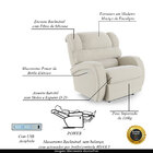 Poltrona Do Papai Reclinável Napoli Elétrica Botão Led Veludo