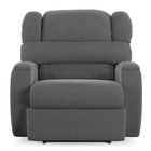 Poltrona Do Papai Reclinável Napoli Elétrica Botão Led Veludo