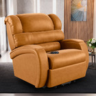 Poltrona Do Papai Reclinável Napoli Elevação Lift Elétrico Pu