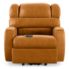 Poltrona Do Papai Reclinável Napoli Elevação Lift Elétrico Pu