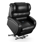 Poltrona Do Papai Reclinável Napoli Elevação Lift Elétrico Pu