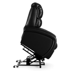 Poltrona Do Papai Reclinável Napoli Elevação Lift Elétrico Pu