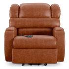 Poltrona Do Papai Reclinável Napoli Elevação Lift Elétrico Pu