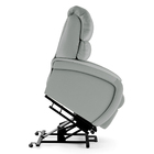 Poltrona Do Papai Reclinável Napoli Elevação Lift Elétrico Pu