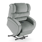 Poltrona Do Papai Reclinável Napoli Elevação Lift Elétrico Pu