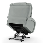 Poltrona Do Papai Reclinável Napoli Elevação Lift Elétrico Pu