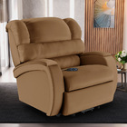 Poltrona Do Papai Reclinável Napoli Elevação Lift Elétrico Pu