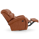 Poltrona Do Papai Reclinável Napoli Glider Giratória Pu Brilh