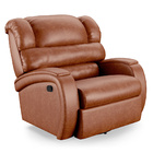 Poltrona Do Papai Reclinável Napoli Glider Giratória Pu Brilh