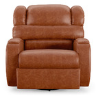 Poltrona Do Papai Reclinável Napoli Glider Giratória Pu Brilh